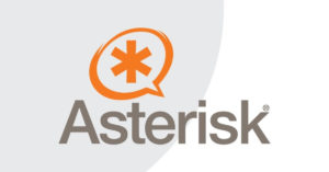 Open Source Communications Software - Asterisk Official Site Default Thumbnail - Logo over Gray Swoosh