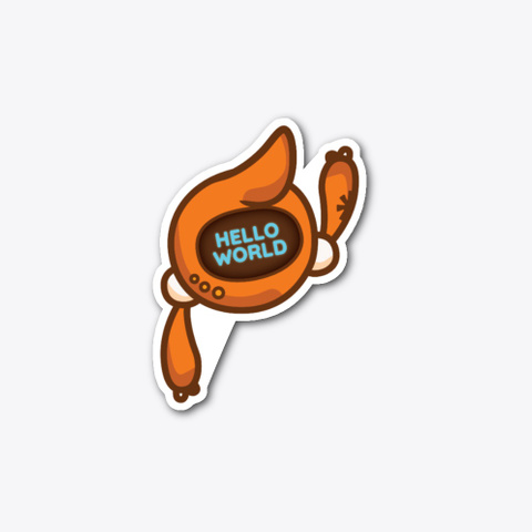 Kit - Hello, World - Asterisk Mascot sticker example